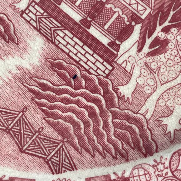 Pink Willow Dinner Plates Lot of 2 Vintage 1940s Fine Quality Made in Japan READ - Picture 9 of 12